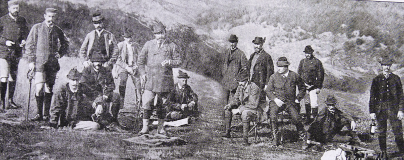 Vizita prințului de Wales la vânătoarea de urși din 1888